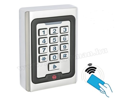 Komplett Kártyás és kódzáras Beléptető szett mágneszárral RFID M-500 EX