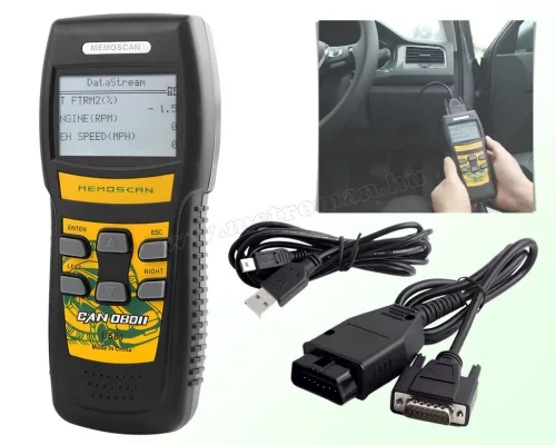 OBD2 autó diagnosztika műszer, hibakód olvasó M581HU