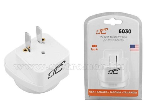 Konnektor átalakító utazó adapter Amerika M6030-USA
