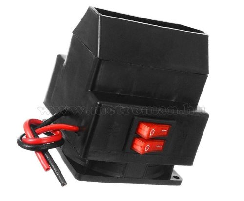 Autó, Munkagép elektromos fűtés Beépíthető 12V hősugárzó fűtőelem modul 12V 300 Watt MM7201-12V