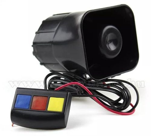 Elektronikus kürt 3 hangú sziréna MM7348 30 W