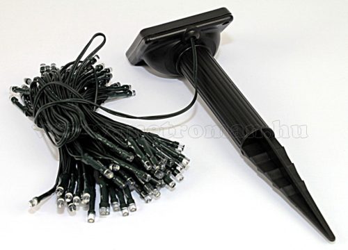 Napelemes kültéri fényfüzér, Kerti LED fényfüzér M7615/50WW Meleg Fehér