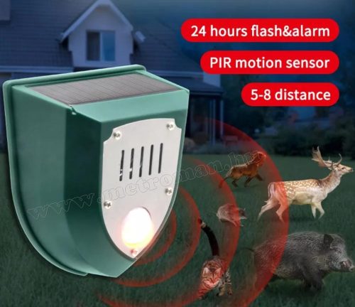 Napelemes ultrahangos kisállatriasztó MM8102-Solar