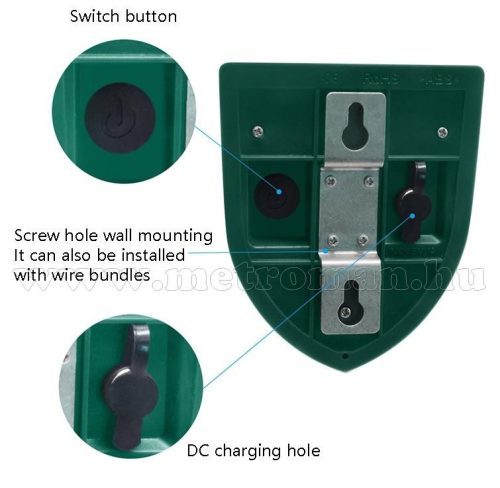 Napelemes ultrahangos kisállatriasztó MM8102-Solar