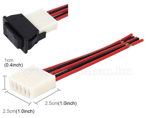 Csatlakozó kábel ablakemelő kapcsolóhoz M8333