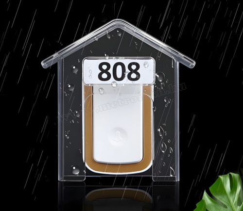 Esővédő vezeték nélküli csengő nyomógombhoz MM9001A