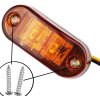 Utánfutó Lakókocsi  Teherautó Traktor helyzetjelző LED lámpa Narancs Sárga MM90118E