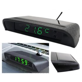   Autós napelemes digitális hőmérő és óra MM966201A-Solar