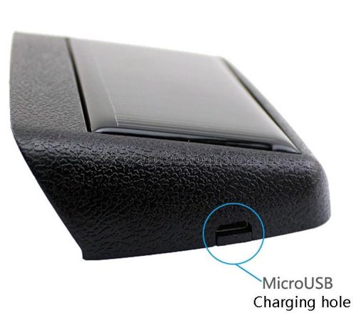 Autós napelemes digitális hőmérő és óra MM966201A-Solar