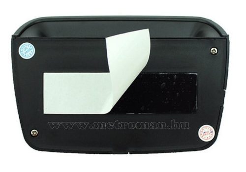 Autós napelemes digitális hőmérő és óra MM966201A-Solar