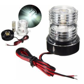  Hajó horgonyfény vízálló LED lámpa Fehér 360 fok MM9981LED 12/24 Volt