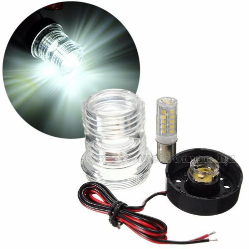 Hajó horgonyfény vízálló LED lámpa Fehér 360 fok MM9981LED 12/24 Volt