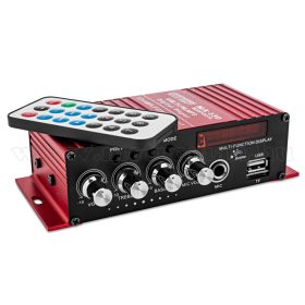   Autós USB/SD MP3 Bluetooth erősítő mikrofon bemenettel MA-130BT