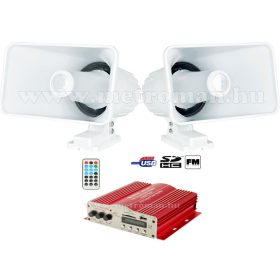   Mozgóbolt kihangosító szett MP3 USB lejátszóval MA-200+2XLP30W