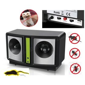   Elektromos ultrahangos nyest, patkány, egér riasztó Mlogic MultiDual MA368