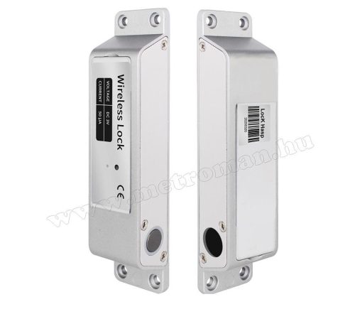 Vezeték nélküli Kódos Kártyás és Ujjlenyomat olvasós beléptető szett mágneszárral, távirányítóval MMA95W-RFID