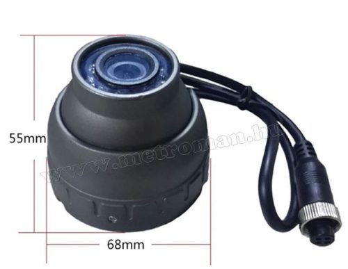 Kamion, Busz megfigyelő kamera, tolatókamera MC403 4PIN 12/24V