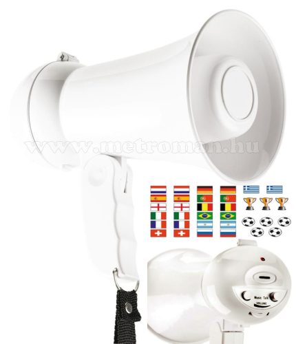 Kézi hangosbeszélő, megaphone , VB szurkolói változat, MP100