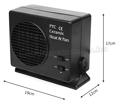 Autós szélvédő hősugárzó 12V 300W MG166A