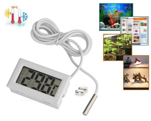 Digitális hőmérő külső szondával MG195XLINE-W