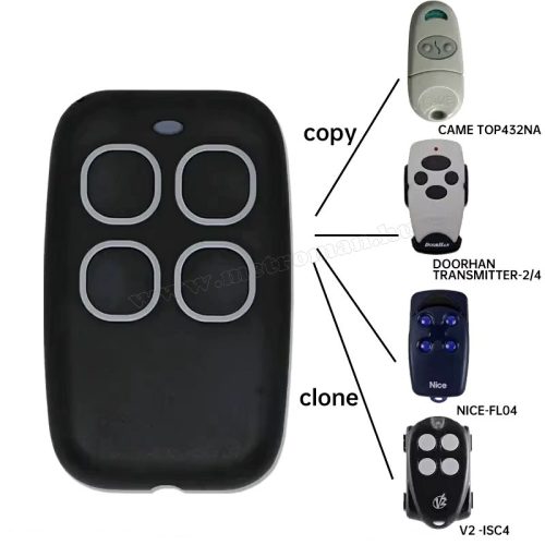 Univerzális kaputávirányító fix és ugrókódos tanuló távirányító kapunyitóhoz, garázskapukhoz Multi frekvenciás MMG197H