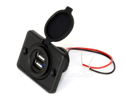Beépíthető, vízálló nagyteljesítményű USB töltő aljzat MG522USB