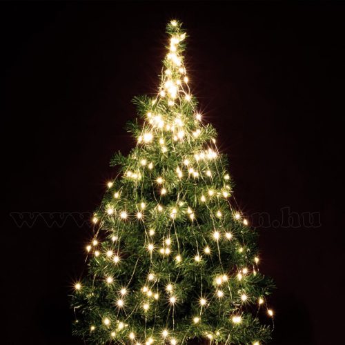 Karácsonyi kültéri LED égősor, 10 ágú csokor Fényfüzér,  ML 250/WW Meleg Fehér