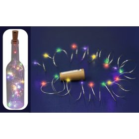 Micro LED-es elemes fényfüzér színes MLD 20/M