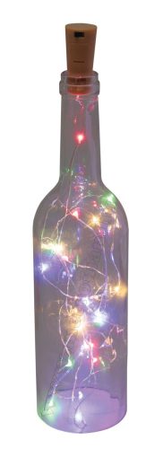 Micro LED-es elemes fényfüzér színes MLD 20/M