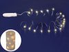 Micro LED-es elemes fényfüzér melegfehér MLF 20/WW