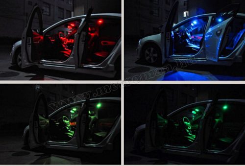 Autós RGB színváltós LED panel távirányítóval MM-20078 RGB