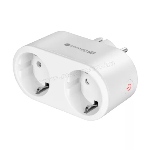 Android, iPhone mobiltelefonnal távirányítható Wifi konnektor és fogyasztásmérő Kruger&Matz MM2203-WIFI TuyaSmart