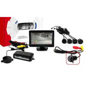   Tolatóradar és tolatókamera szett LCD monitorral MM2260-HD305