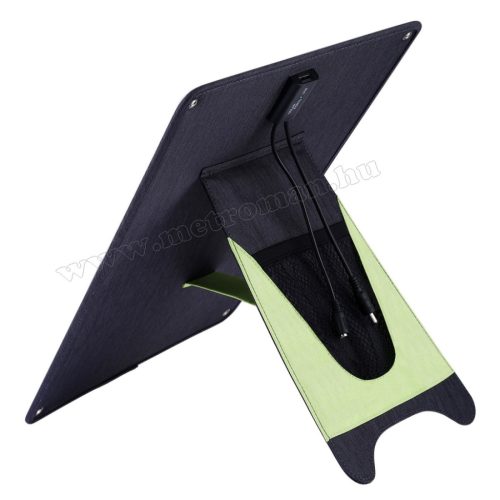 Hordozható 20W napelem, napelemes 12V és USB akkutöltő Haweel MM2748B