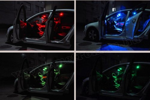 Autós Szofita RGB színváltós LED távirányítóval MM-2850 RGB