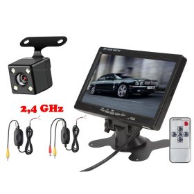   Vezeték nélküli tolatókamera szett 7"-os LCD monitorral MM-307NEW