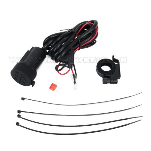 Motorkerékpár USB töltő aljzat vízálló MM3877