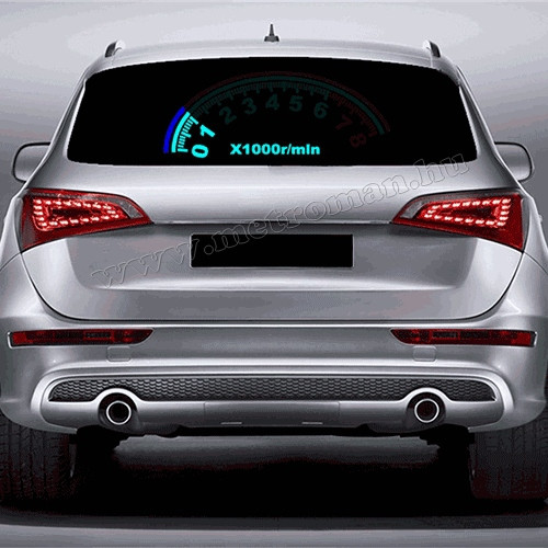 Autó Decor LED fényeffekt fólia hátsó ablakra MM5886