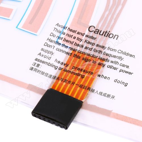 Autó Decor LED fényeffekt fólia hátsó ablakra MM5886