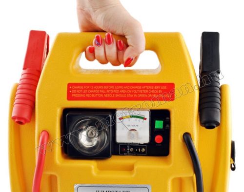 Hordozható gyorsindító, Bikázó beépített akkuval és autós kompresszorral M591