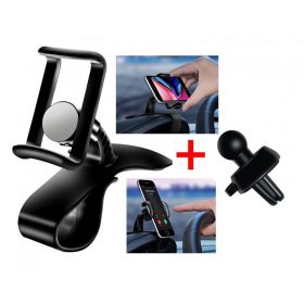   Autós szellőzőrácsra és műszerfalra csíptethető telefontartó MM6814