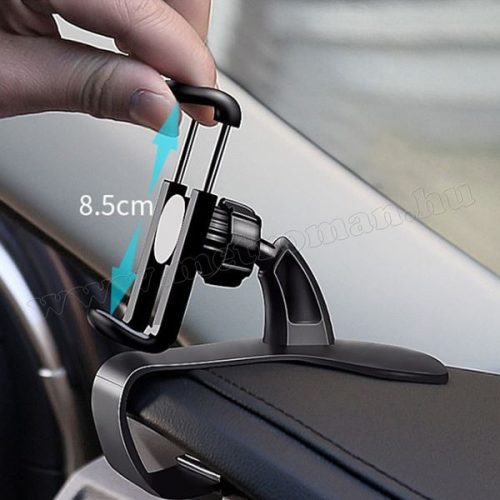 Autós szellőzőrácsra és műszerfalra csíptethető telefontartó MM6814