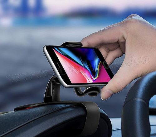Autós szellőzőrácsra és műszerfalra csíptethető telefontartó MM6814