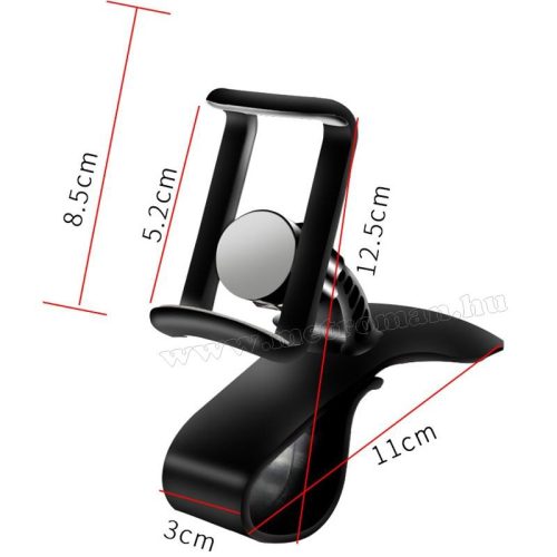Autós szellőzőrácsra és műszerfalra csíptethető telefontartó MM6814