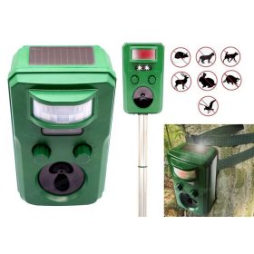   Ultrahangos, napelemes Multi Frekvenciás kisállat riasztó MT Solar MM-7029-New