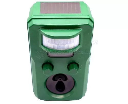 Ultrahangos, napelemes Multi Frekvenciás kisállat riasztó MT Solar MM-7029-New