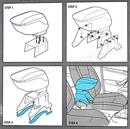 Univerzális autós kartámasz 4 funkciós MM798-A