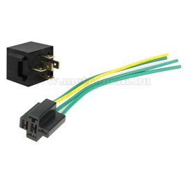   Autós relé, 5 lábú, 12 V 40 A, foglalattal MP427-M393/40A
