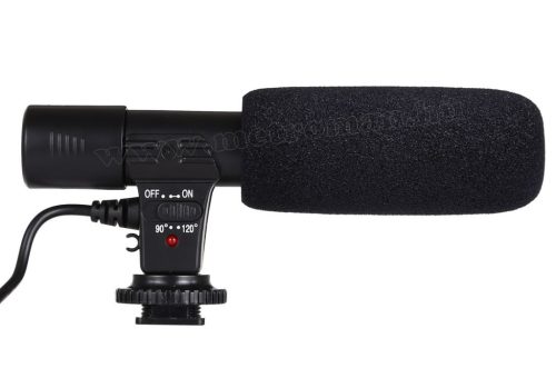 Sztereó mikrofon videó kamerához és DSLR fényképezőhöz MP6010