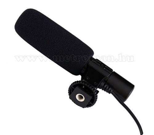 Sztereó mikrofon videó kamerához és DSLR fényképezőhöz MP6010